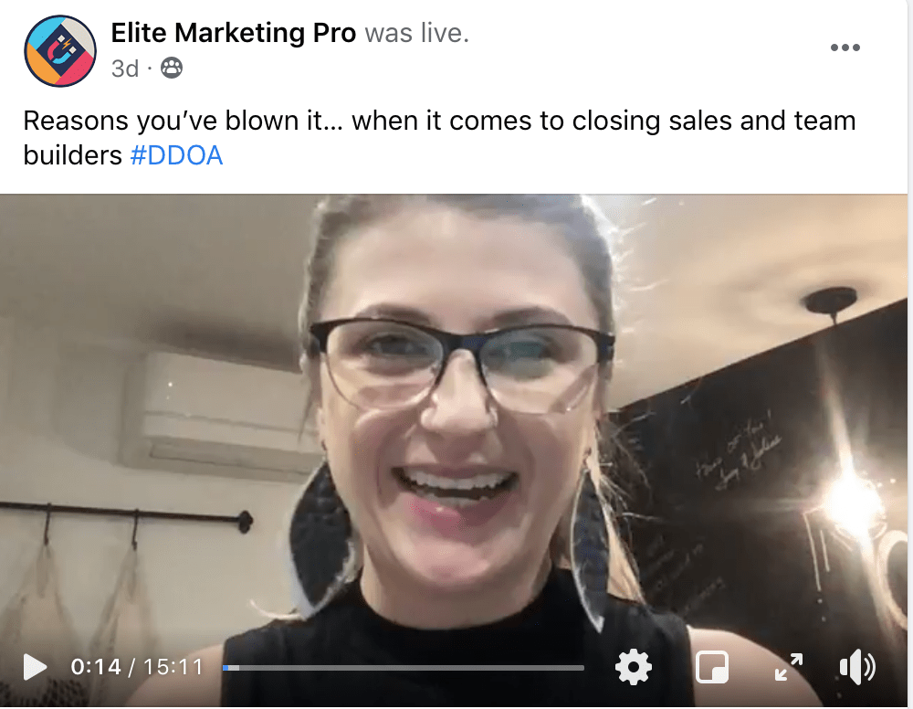 Elite Marketing Pro training about closing MLM sales